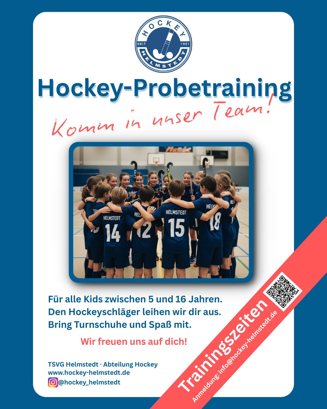 Hockey-Schnuppertage in Helmstedt